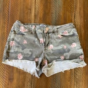 YMI Floral Cut Off Shorts 7